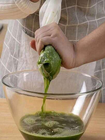 1 túi lọc vải, túi lọc lưới đa năng màu trắng hiện đại, thích hợp cho nhà bếp, phụ kiện nhà bếp, dụng cụ nhà bếp thiết yếu, quà tặng cho đầu bếp tại gia, sản phẩm lưu trữ nhà bếp tiết kiệm không gian và quà tặng nhà bếp Giáng sinh.