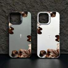 1pc White English God Girl Graphic Full Coverage TPU Shockproof Phone Case Compatible With Apple 17,16, 15, 14, 13, 12, 11 Pro Max Waterproof Anti-Fall Scratch Resistant-For-Your-New- - 多色5 - 查看 3