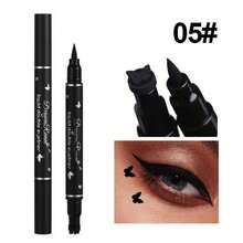 Delineador Para Ojos Con Sello Tattoo 2 En 1 doble punta larga duración - 5. Mariposa - Ver 1