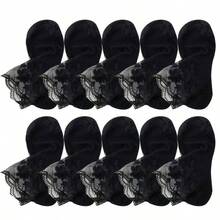 Lace Socks Invisible Transparent Tulle Socks Summer Thin Breathable Mesh Shallow Elastic Socks Women - Multicolor - View 15