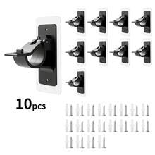 2/4/6/8/10/12pcs, Strong Adhesive Hooks, Bathroom Curtain Hangers, Curtain Support, Adhesive Strip Clips, ABS Material, Waterproof And Firmly Adhesive Hooks, Great Home Items - Multicolor - View 13