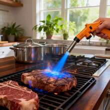 Đèn khò nấu ăn nhiệt độ cao 1300°C / 6 kiểu ngọn lửa khò tùy chọn / Đèn khò chuyên dụng để nướng và quay (bít tết, kem brûlée, làm cháy xém nguyên liệu) - Nhiều màu - Xem 1