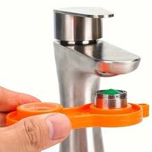 1/2/4pcs Stainless Steel & Plastic Filter Element Kitchen Faucet Bubbler Nozzle Replacement - Faucet Parts - Durable, Easy-To-Install, And High-Flow Rate Accessories For Kitchen Faucet Repair And Maintenance - Multicolor - View 7