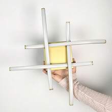 XINGOO 1pc Modern Minimalist Home Lighting LED Strip, Gold/White Luxury Ceiling Light Fixture, Suitable For Living Room/Bedroom/Dining Room/Hallway/Balcony, 6000K Cool White/3000K Warm White, 220V (Warning: Not Compatible With 110V) - Gold - View 5