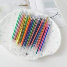 Bộ 100 bút nhũ - Ruột bút 1.0mm, thích hợp cho nghệ thuật DIY, viết, vẽ và phác thảo - Bút gel nhũ nhiều màu! - Ruột bút màu - Xem 12
