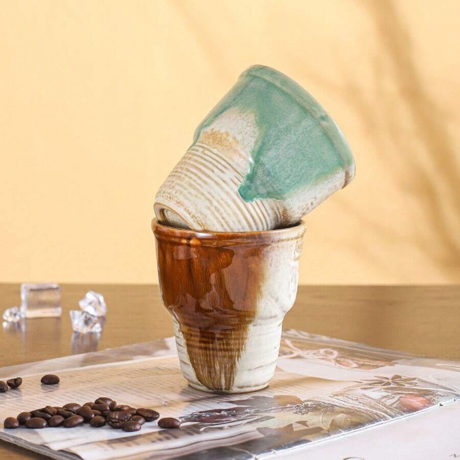 Cốc sứ cao cấp, cốc hình heo kiểu Nhật, cốc cà phê, cốc nước ngọt, quà tặng trang nhã, sử dụng cá nhân, cốc nước sứ dung tích lớn. - Nhiều màu - Xem 1