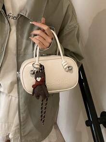 Fashionable Minimalist Handbag, Shoulder Bag, Crossbody Bag, Pillow Bag, New Design For Women - White - View 9