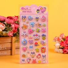 1 miếng dán hình nhân vật hoạt hình dễ thương 3D dập nổi, miếng dán hình trứng thú cưng rỗng, miếng dán phần thưởng tài khoản hoạt hình, quà tặng năm mới, quà tặng ngày Valentine, quà tặng lễ Phục sinh. - Nhiều màu - Xem 3