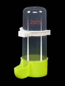 1个自动鸟类饮水器，鹦鹉和玄凤鹦鹉饮水器，带夹子的大型鸟类喂食器，自动鸟类饮水器，鸟类饮水瓶，饮水和喂食两用，自动饮水器 - 白色 - 查看 29