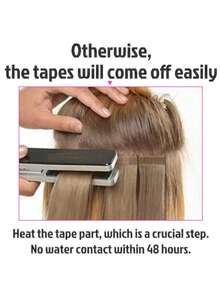 150grams Tape In Hair Extensions Human Hair,#60 Platinum Blonde 16-26inch,20Pcs/50Grams,100% Brazilian Remy Tape Ins Real Human Hair Extension,Christmas Birthday Gift For Women, Perfect For Daily Party & Wedding Use, 4-5 Packs To Add Length & Volume - S1B - 查看 8
