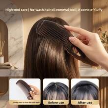 1把清洁能量梳，去屑去油空心梳，吸油发刷，免洗按摩能量梳 - [空心能量梳]1把 - 查看 9