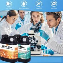 SMI Fine 1:1 比例环氧树脂套装，抗黄变，全新配方，晶莹剔透，适用于浇铸模具、DIY珠宝树脂艺术 - 彩色 - 查看 3