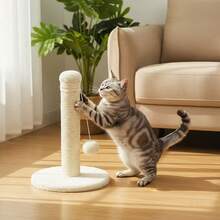 Durable Cat Scratching Post, Vertical Cat Scratch Pad & Climbing Tower, Pet Supplies For Cats - Multicolor - View 6