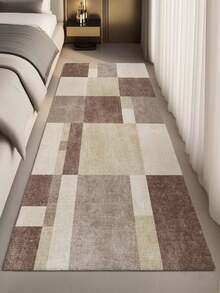 Luxury Patchwork Pattern Indoor Decorative Rug, Faux Wool Material Indoor Carpet, Living Room Rug, Sofa Rug, Bedroom Rug, Bedside Anti-Slip Mat, Dining Room & Kitchen Rug, Office Chair Pad, Entryway Doormat, Outdoor Picnic Mat, Outdoor Camping Blanket - Multicolor--7 - View 15