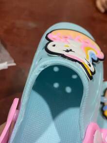 Sandalias de playa suaves para bebés y niños pequeños de 1 a 3 años, con suela blanda y transpirable, para uso en interiores - Celeste - Ver 8