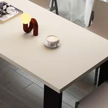 1卷现代纯色哑光防水自粘壁纸，米色，适用于客厅、厨房、卧室、宿舍、家具翻新，尺寸为15.7英寸 x 39.3英寸/118.1英寸/196.8英寸 - 米色 - 查看 13