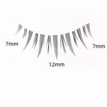 5 Pairs Whole Strip False Eyelashes, Natural Cute Demon Style Eyelashes, Realistic Cartoon Transparent Eyelashes, Suitable For Various Festivals And Parties - Multicolor - View 7