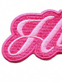 1 pieza Parche con corazón rosa HTX Orgullo de Houstonian Texas bordado para planchar - Multicolor - Ver 4