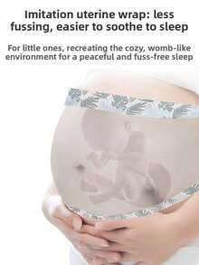 1个婴儿背带背包，适合6-36个月的婴儿（10-30磅），轻便透气，可侧背或前背，可调节，方便侧背和前背。 - 彩色 - 查看 6