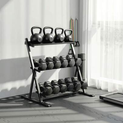 Sportnow Suporte para halteres para treinamento de força
