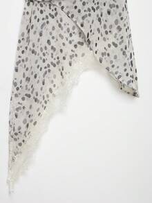 DEEKA Women's Stylish Minimalist Polka Dot Print Camisole Top, Spring/Summer - White - View 6