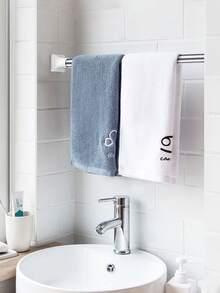 1根升级加粗25毫米直径可伸缩杆，长度50-80厘米，加厚不锈钢材质，可调节伸缩阳台晾衣架、窗帘杆、浴帘杆、服装架 - 白色 - 查看 5