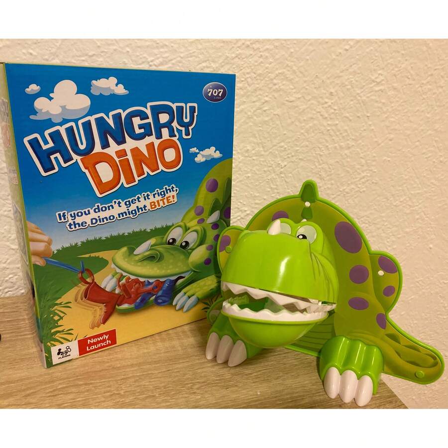 Dinosaurio hambriento - Verde Lima - Ver 1