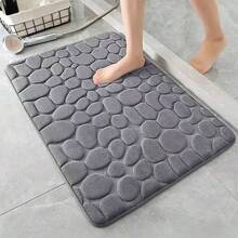 2026 New Pebble Embossed Anti-Slip Bath Mat - Super Absorbent Quick Dry Door Mat For Bathroom/Entryway/Wet Areas - Memory Foam Thick Comfortable Non-Slip Bottom - Multicolor - View 4
