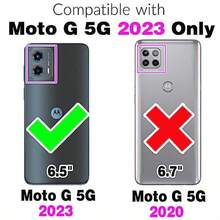 Pone Case  Motor Moto G 5G 2023 Wit Tempered Glass Screen Tector Card O   Stand Sockof Silicone Bumper Yid Two Layer Defender  G5G 5 G G5 Women Rose Gold - 玫瑰金色 - 查看 2