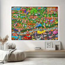 1000-Piece Dog Park Puzzle, Interactive Pet Puzzle Featuring Park Scenes (Dogs, Park Facilities), Medium Difficulty Suitable For Adults And Teenagers, Portable Gift For Dog Lovers, Birthday Gift, Family Game Night, Cognitive Skills And Emotional Connection, Dog Puzzle, Vivid Illustrations, High-Quality Printing, Best Choice, Camping Puzzle, PC Dog Park Puzzle, Yorkshire Terrier Puzzle, Party Souvenir, AlphaGo Project Puzzle, Leisure Time, Large Puzzle, Puzzle Game - 1000 chiếc mỗi hộp - Xem 7