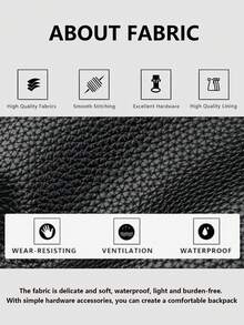 防盗复古PU软皮女士双肩包，多功能时尚日常包，多口袋轻便旅行包，大容量简约学生背包，适合学生、护士、教师、商务人士、旅行、通勤、购物、办公、约会、徒步、训练、工作、生日礼物、节日礼物 - 彩色 - 查看 6