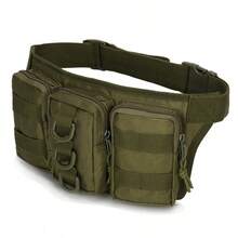 Tactical Waist Pack, Outdoor Military Camping Hiking Water Bottle Waist Bag - Multicolor - View 9