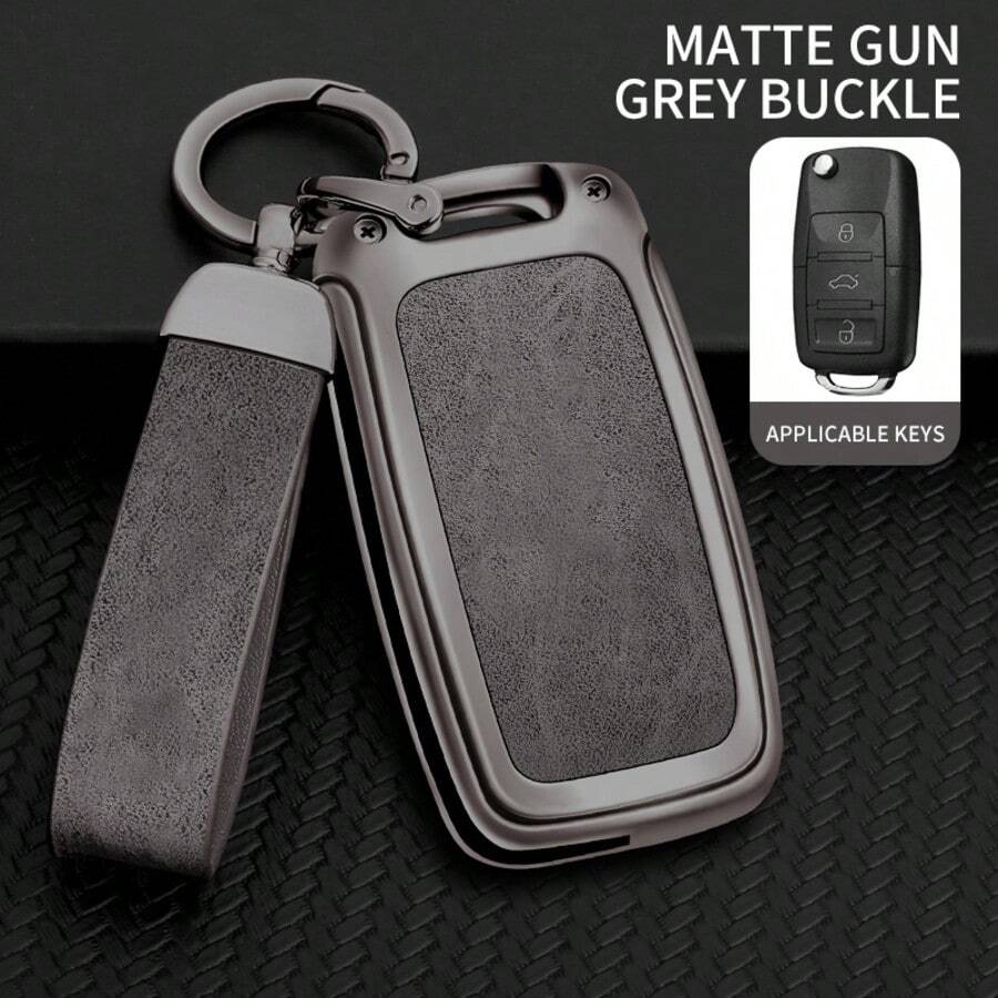 Custodia per chiave auto, adatta per Tiguan, Passat, Golf, Jetta, Lavida, Superb, accessori auto per uomo, portafoglio, portafoglio mini, portafoglio, portafoglio piccolo, portafoglio da polso, articoli essenziali da viaggio estivi - Multicolore - Visualizzare 1