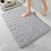 2026 New Pebble Embossed Anti-Slip Bath Mat - Super Absorbent Quick Dry Door Mat For Bathroom/Entryway/Wet Areas - Memory Foam Thick Comfortable Non-Slip Bottom - Multicolor - View 3