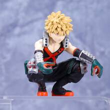 Midoriya Izuku、Bakugou Katsuki、Asui Tsuyu 英雄动作动漫人物收藏品、动漫人物雕像、动漫粉丝商品 - 彩色 - 查看 2