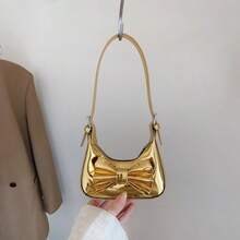 Laser Bowknot Mini Handbag, Mother-Daughter Matching Underarm Small Bag Accessory - A - View 12