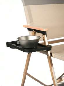 1pc Chair Cup Holder Side Table Tray, Recliner Cup Holder Organizer, Portable Cup Holder & Phone Stand Tray - Multicolor - View 7