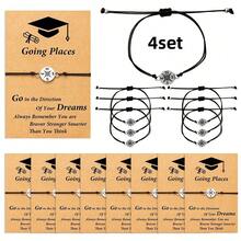 1-12pcs Graduation Bracelet Set 2026, Adjustable Compass Charm, University/High School Graduation Gift - View 16