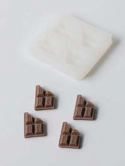 1pc Silicone Mold For DIY Fake Chocolate, Candle Decoration