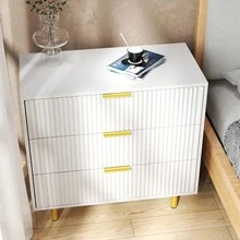 Dressers & Chests Of Drawers - White + MDF - View 9