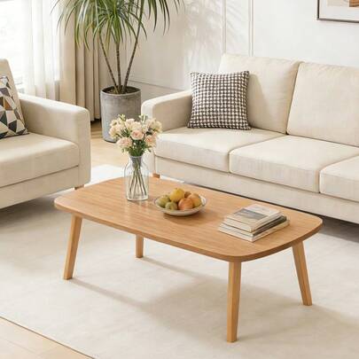 Offee Table, Wooden Coffee Table, Laptop Table Low Study Table For Small Spaces Sitting On The Floor For Living Room Home Office
