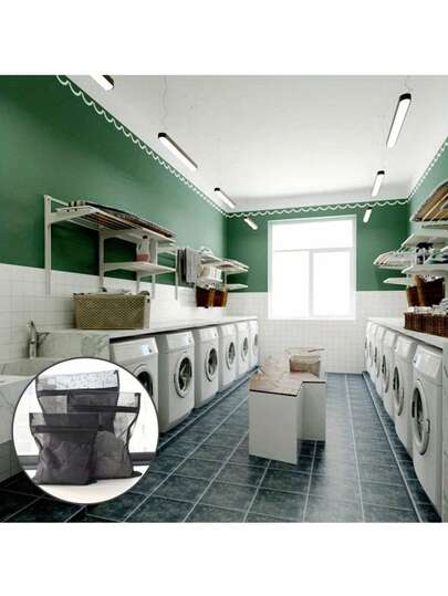 Túi giặt lưới có khóa kéo, 3 chiếc cỡ nhỏ, vừa và lớn, túi bền chắc dùng cho máy giặt, thích hợp đựng đồ lót, đồ mỏng manh, đồ du lịch.