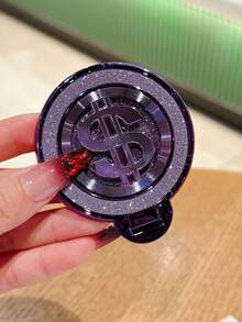 US Dollar Phone Holder, CD Texture Adhesive Metallic Phone Case, Rotatable Finger Ring Desk Phone Stand, Stress Relief Glitter Phone Case - Multicolor - View 14