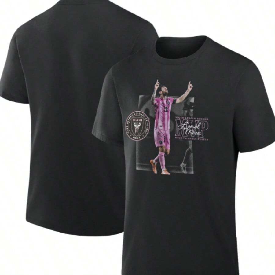 Men's Black Inters Miamis CF 2025 MLS MVP T-Shirt - màu đen - Xem 1