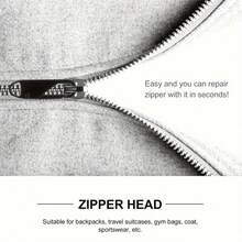 4/10/20pcs Multi-Functional Zipper Pulls Replacement - Suitable For Luggage, Jackets - Easy To Install, Zipper Heads, Zipper Accessories, Replacement, Repair, Detachable, Metal, Bags, Clothing, Backpacks, Universal, Durable - 3.81cm X 1.27cm - 4 Color Options - Multicolor - View 10