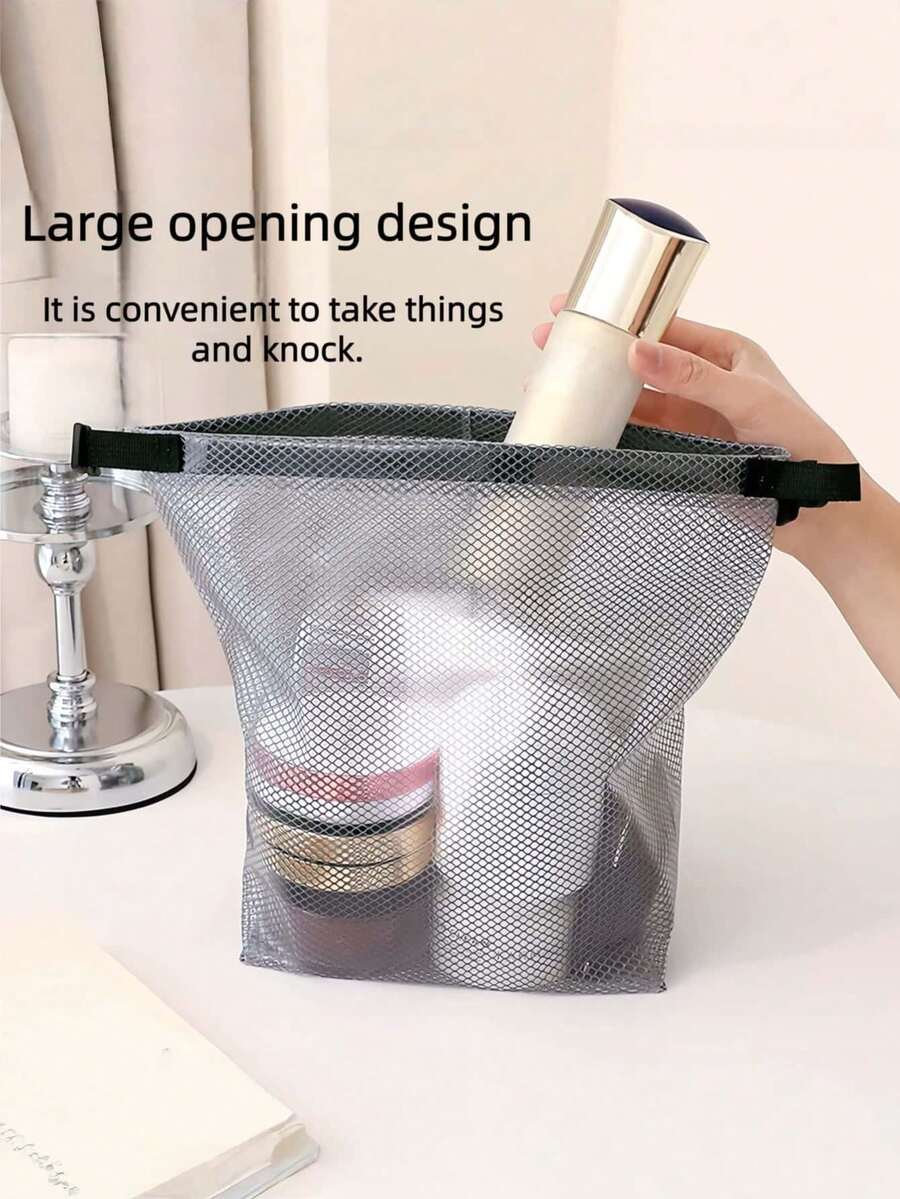 1 Peça Bolsa Impermeável para Maiô, Bolsa de Uso Duplo Seco e Úmido em Tecido Oxford com Alça e Zíper, Bolsa Impermeável para Roupas, Adequada para Viagem, Fitness, Praia, Novo Essencial de Praia, Bolsa de Armazenamento Impermeável em EVA, Bolsa de Toalete com Cordão, Bolsa de Ginástica de Grande Capacidade para Homens e Mulheres, Bolsa de Lavagem de Viagem ao Ar Livre - Multicolorido - Visão 1