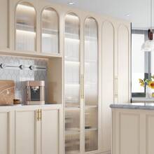 1卷现代纯色哑光防水自粘壁纸，米色，适用于客厅、厨房、卧室、宿舍、家具翻新，尺寸为15.7英寸 x 39.3英寸/118.1英寸/196.8英寸 - 米色 - 查看 4