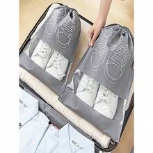 5/10-Pack Portable Travel Shoe Bags - Waterproof Transparent Bags, Non-Woven Shoe Bags, Wardrobe Organizer Bags, Dust Bags, Clothing Sorting Hanging Bags, Suitable For Home, Office, School, Footwear Accessories, Back-To-School Season, Shoe Accessories, Spring/Summer,Shoe Rack,Storage Saver,Outdoor,Garden,Travel Essential,Portable,Beach Essential,Graduation Season,Commencement,Graduation Ceremony,Graduation Gift,Graduation Present,Graduation Gift,Graduation Present,Congrats Grad,Congratulations Graduate,Valedictorian,Finish School,Graduation Party - View 10