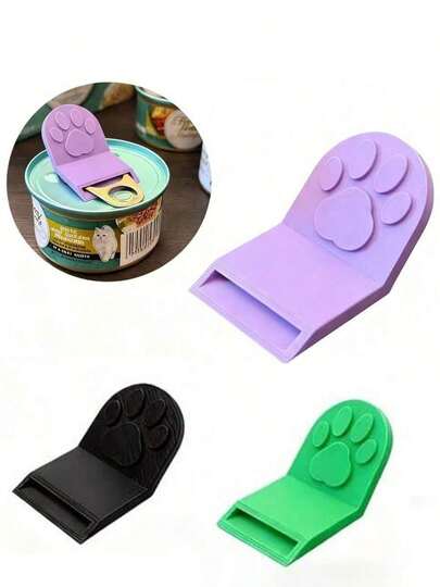 1pc New Can Opener, Can Open Cans And Beverage Cans, Protect Nails, Suitable For Women Who Care About Nail Care, Non-Slip Design, Multiple Colors Available, Ergonomic Non-Slip Handle, Suitable For Cat And Dog Canned Food, Durable Plastic Kitchen Tool, Easy To Clean Design, Food Can Opener, Compact Design, Lightweight Tool, Smooth Operation, Multifunctional Bottle Opener, Essential For Kitchen