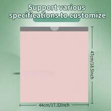 Bathroom Trash Bags, 50 Pieces Per Roll, Pink Small Trash Bags, Strong And Thin Material, Disposable Trash Bags Suitable For Office And Home Trash Cans, 50 Pieces Per Roll - Multicolor - View 3